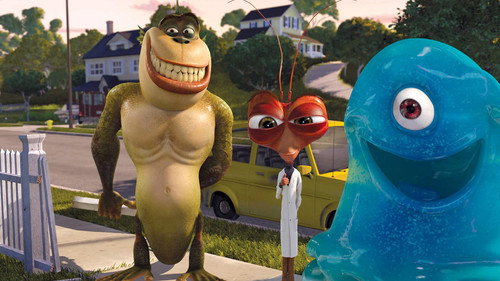Monsters Vs Aliens (2009) 100mb Hindi Dual Audio movie Hevc BRRip Download