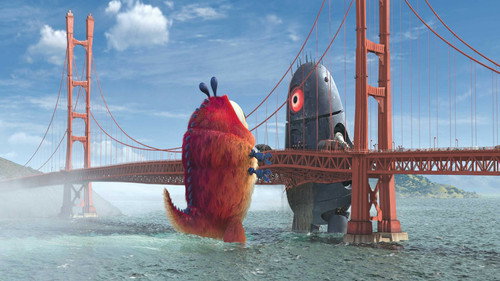 Monsters Vs Aliens (2009) 100mb Hindi Dual Audio movie Hevc BRRip Download