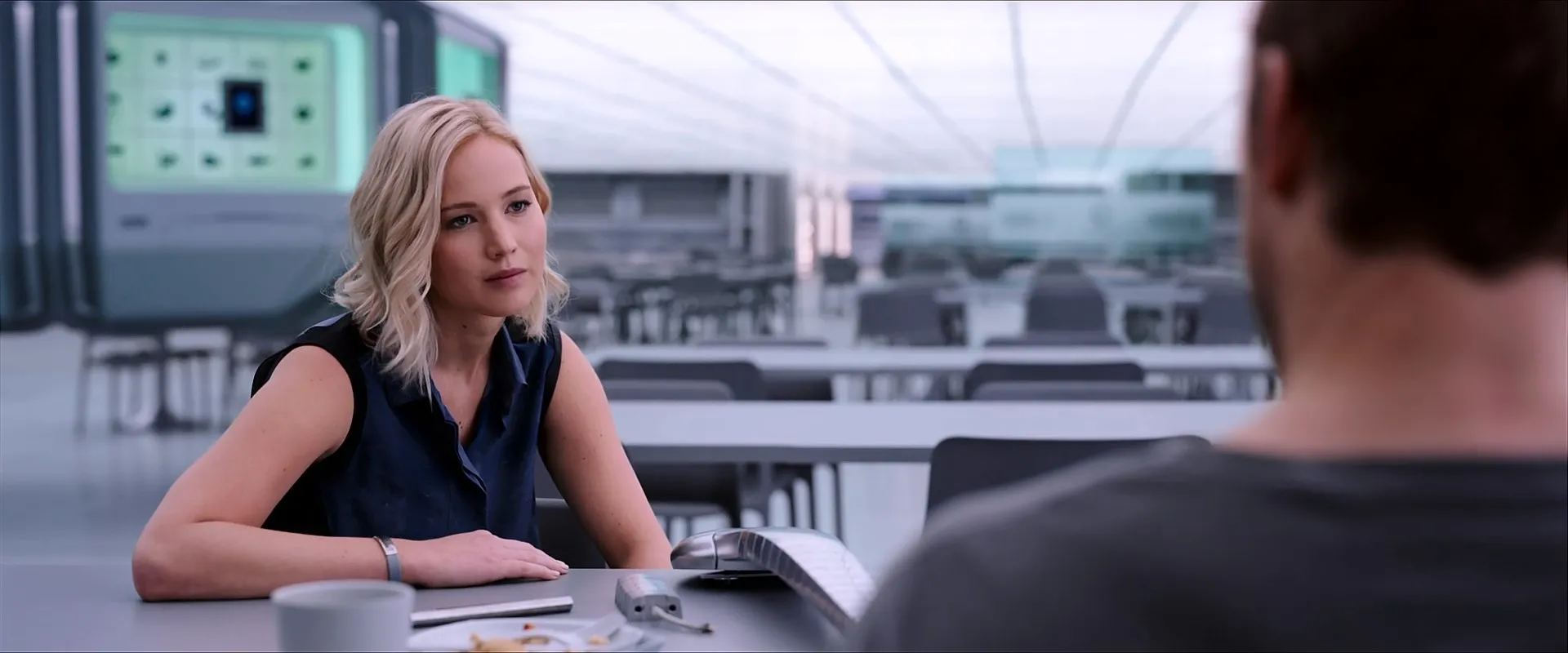 Passengers 2016 Dual Audio (Hindi) HDCam [800MB]