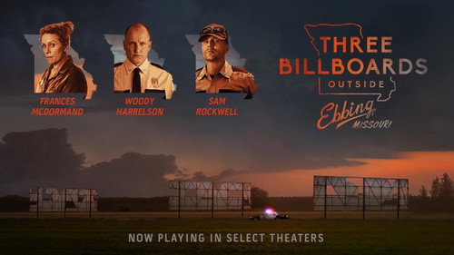 Three Billboards Outside Ebbing Missouri 2017 Dual Audio Hindi 480p BluRay 350MB