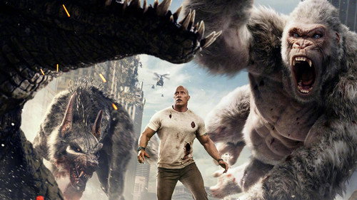 Rampage (2018) Hindi (Original) Dual Audio BluRay Hevc [180MB]