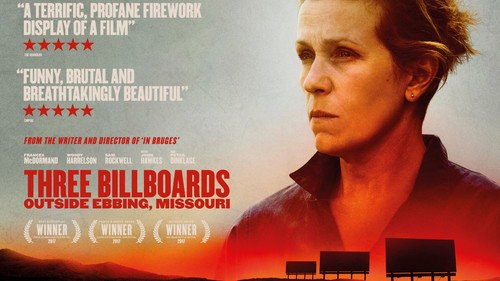 Three Billboards Outside Ebbing Missouri 2017 Dual Audio Hindi 480p BluRay 350MB