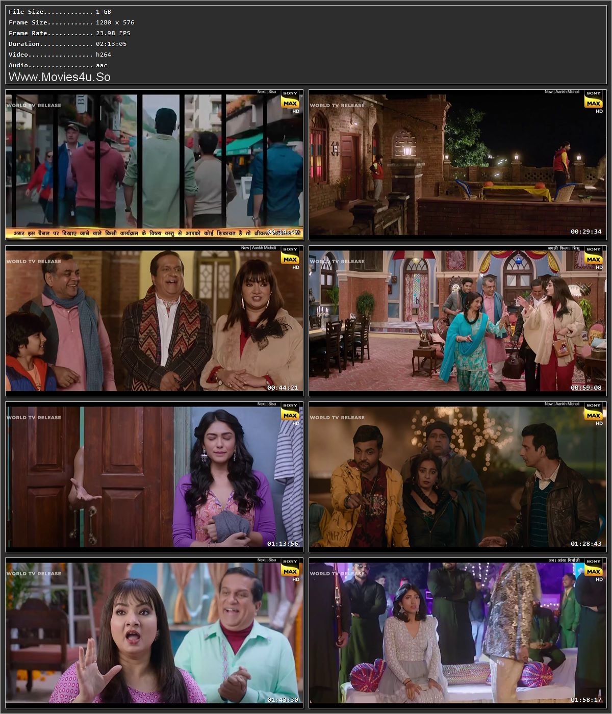 Aankh Micholi 2023 Hindi HDRip 720p – 480p