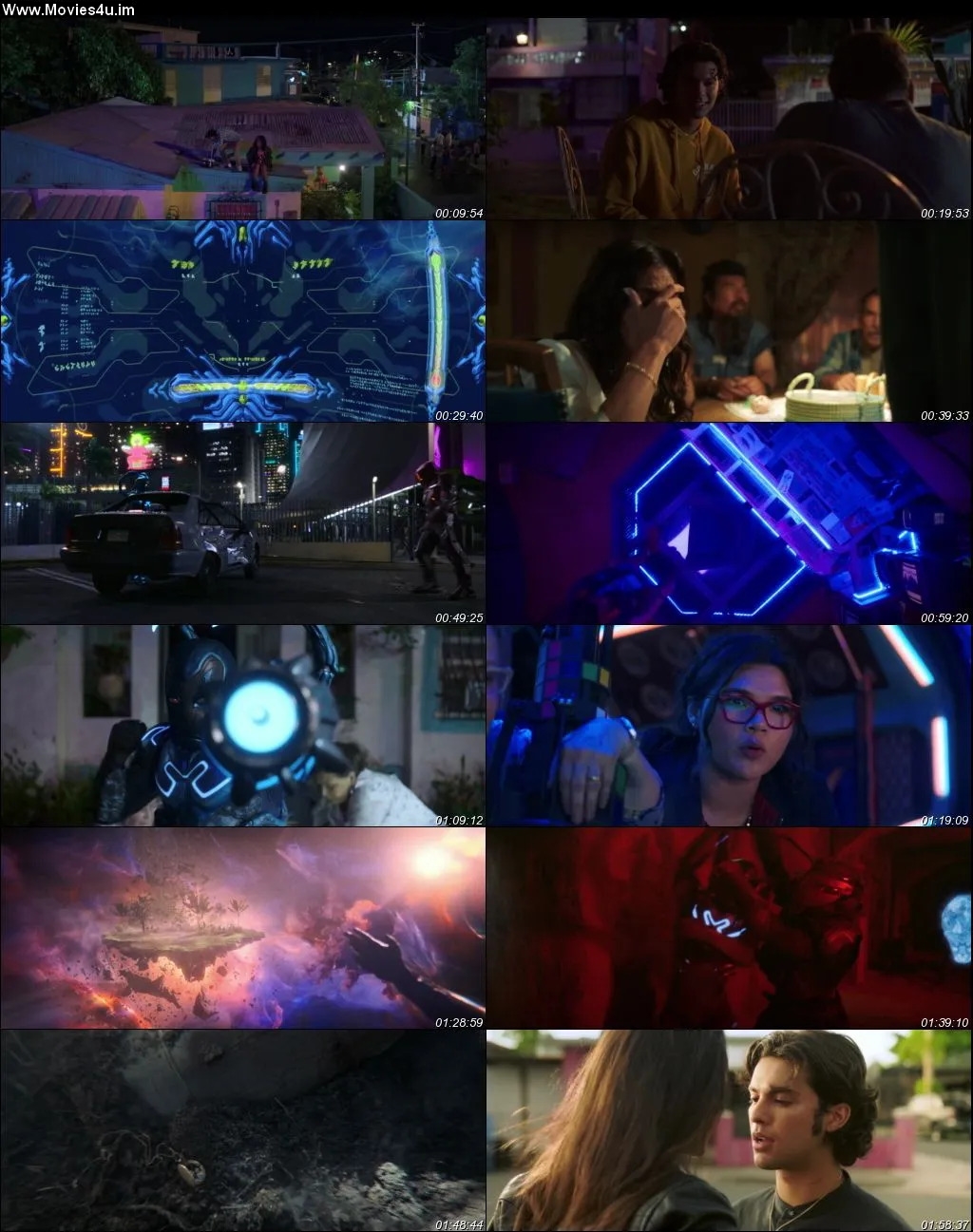 Blue Beetle 2023 Hindi (ORG) Dual Audio HDRip 720p – 480p