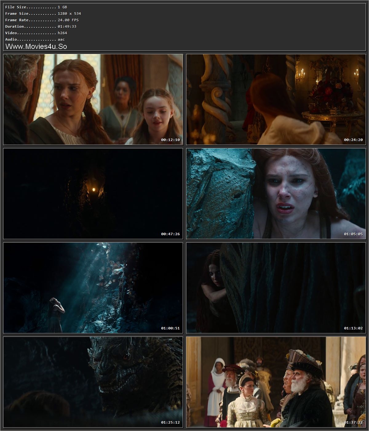 Damsel (2024) Hindi Dual Audio HDRip 720p – 480p