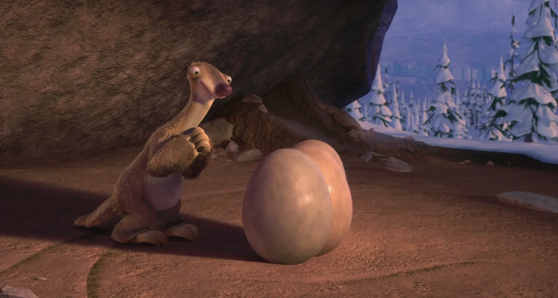 Ice Age Dawn Of The Dinosaurs (2009) 100mb Hindi Dual Audio movie Hevc BRRip Download