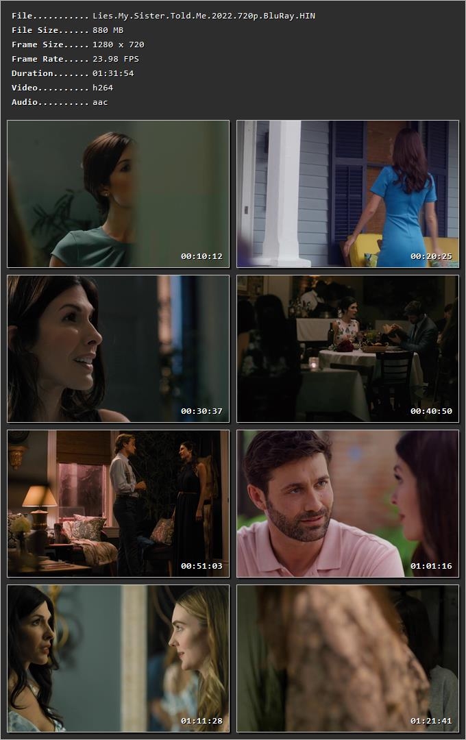 Lies My Sister Told Me (2022) Hindi Dual Audio HDRip 720p – 480p