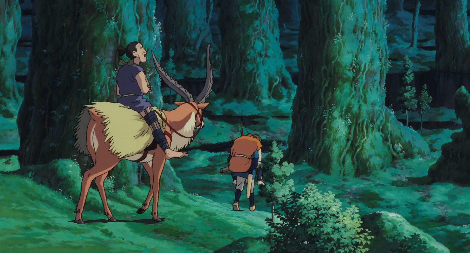 Princess Mononoke (1997) Hindi Dual Audio 480p BluRay 550MB